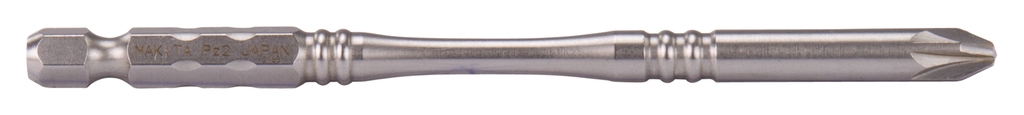 Makita Accessories B-56954 Biți de șurubelniță XT Impact Silver extra înguste PZ2 x 100 mm