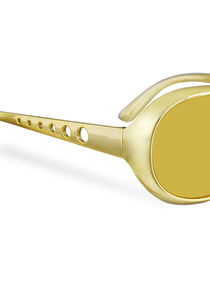 relaxdays Rapper Brille in Gold günstig kaufen onesize