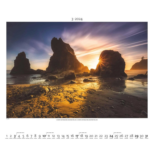 OUTDOOR 2024 - FOTO-KALENDER - POSTER-KALENDER - Kalender