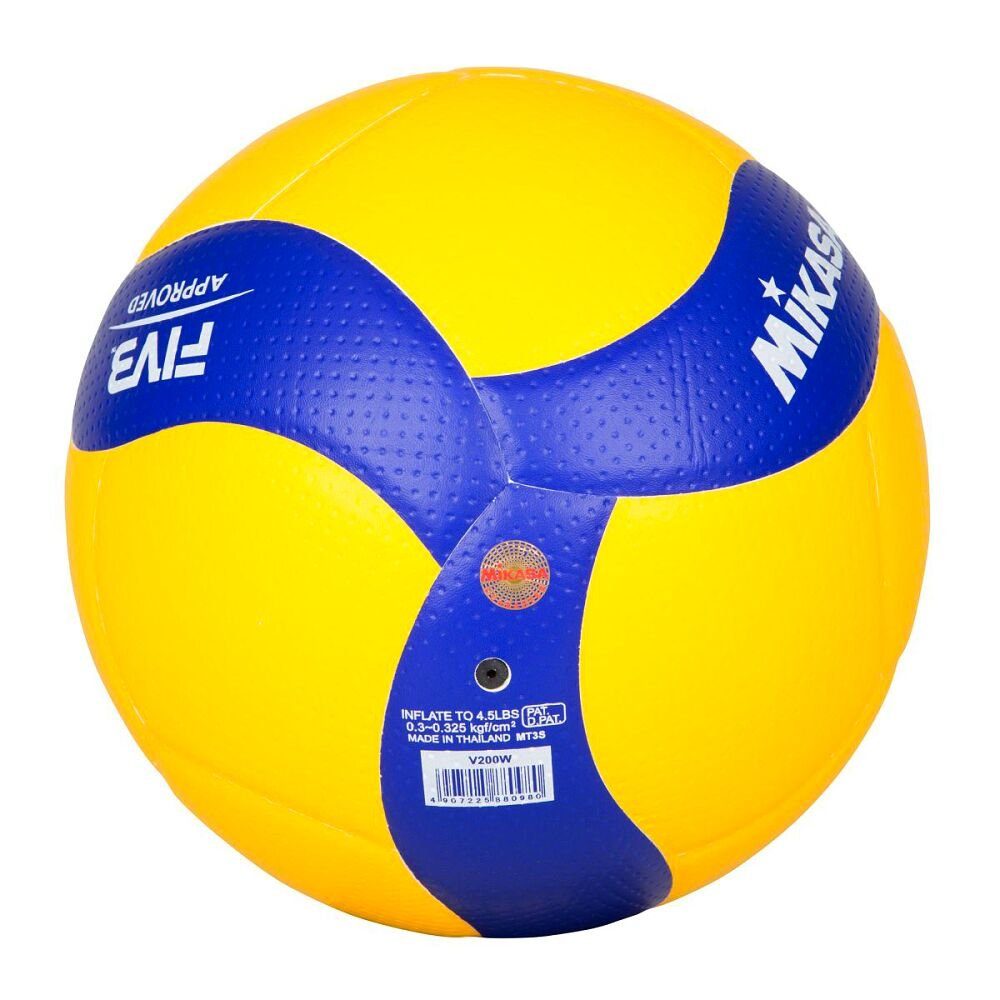 Mikasa Volleyball Volleyball V200W-ÖVV, Ausgezeichnete Griffigkeit dank 18-Panel-Struktur