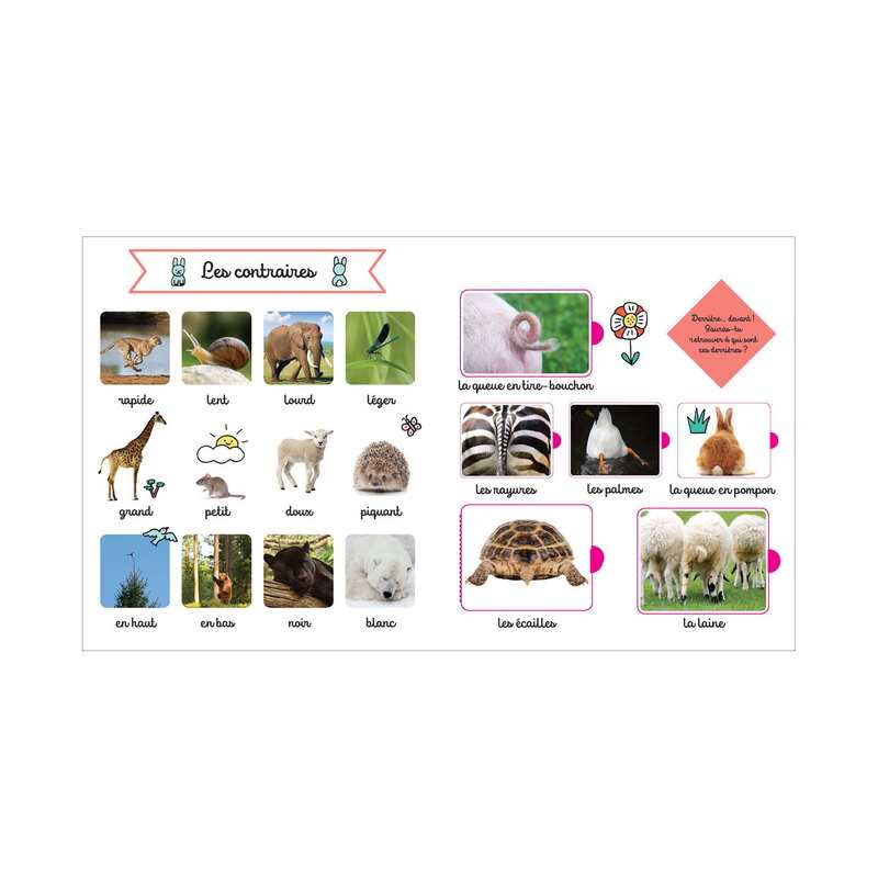 Livre le grand imagier animé des animaux - Larousse Jeunesse