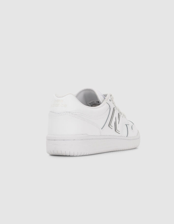Baskets New Balance 480 blanc fille