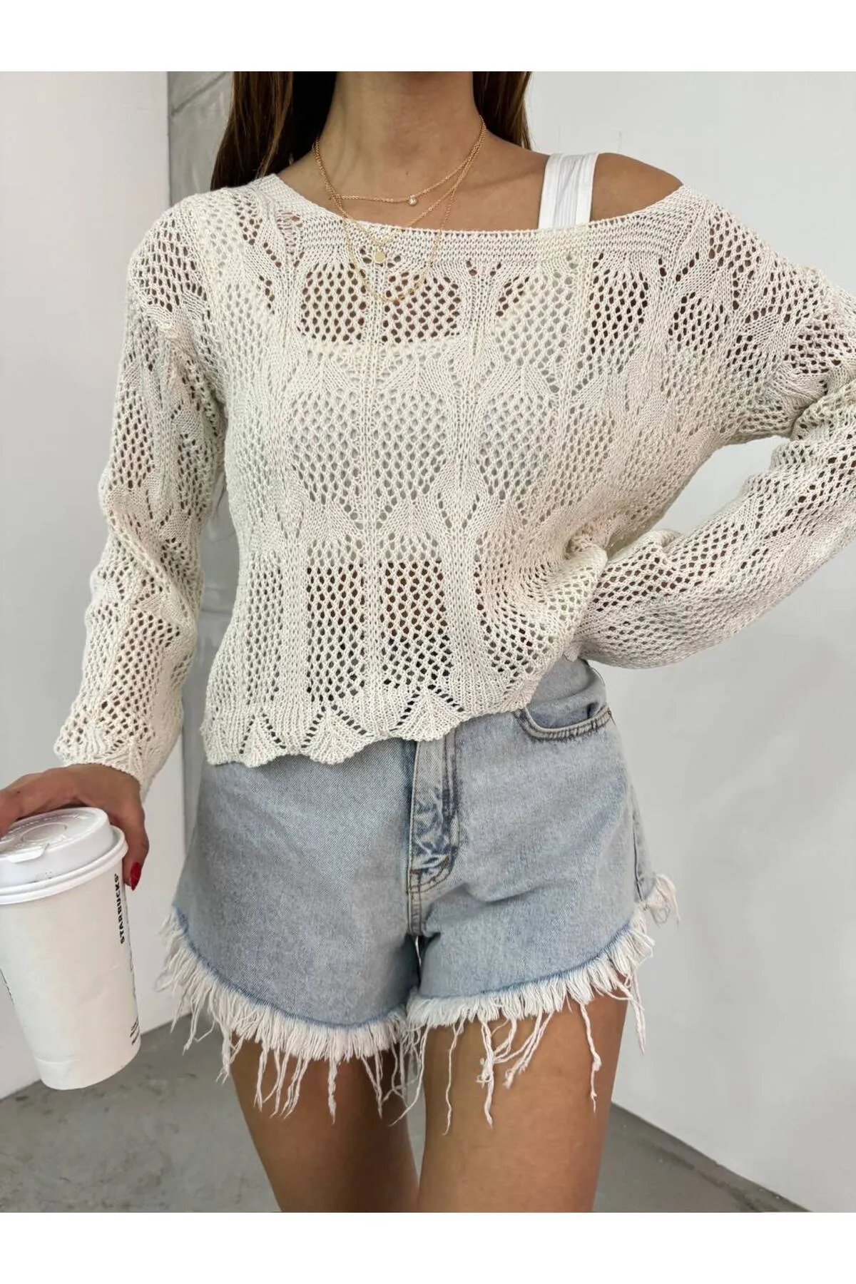 BİKELİFE  Bluse - Beige - Regular Fit