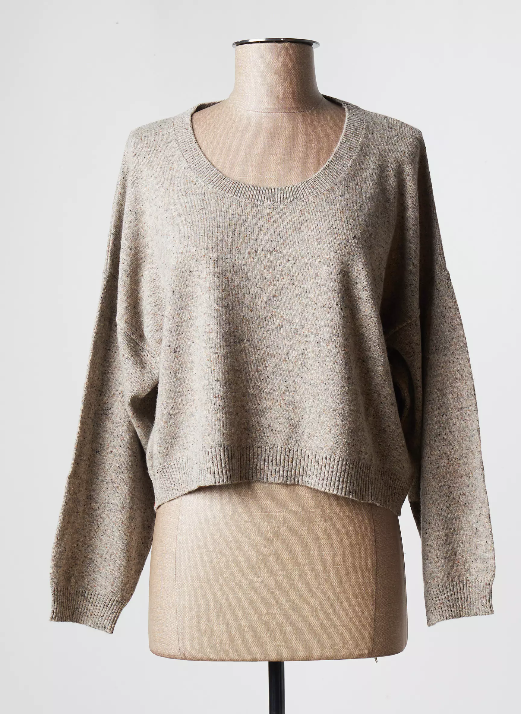 Maevy Pulls Femme couleur beige