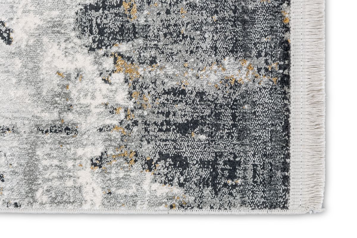 Webteppich Positano Anthrazit-Creme 160 x 230 cm