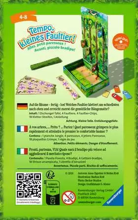 Tempo, kleines Faultier! - Reisespiel ab 4 Jahren