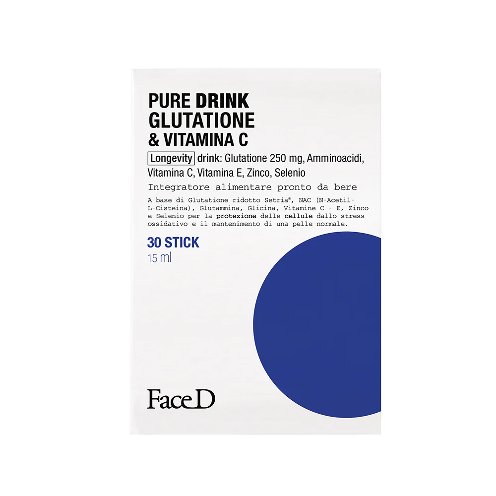 Pure Drink Glutation in dodatki vitamina C - Napitek za dolgoživost - Dodatek za telo in razstrupljanje