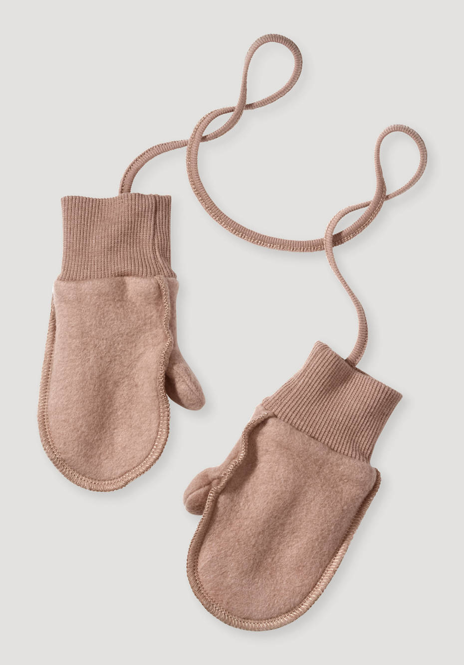 Softfleece Fäustlinge aus reiner Bio-Baumwolle