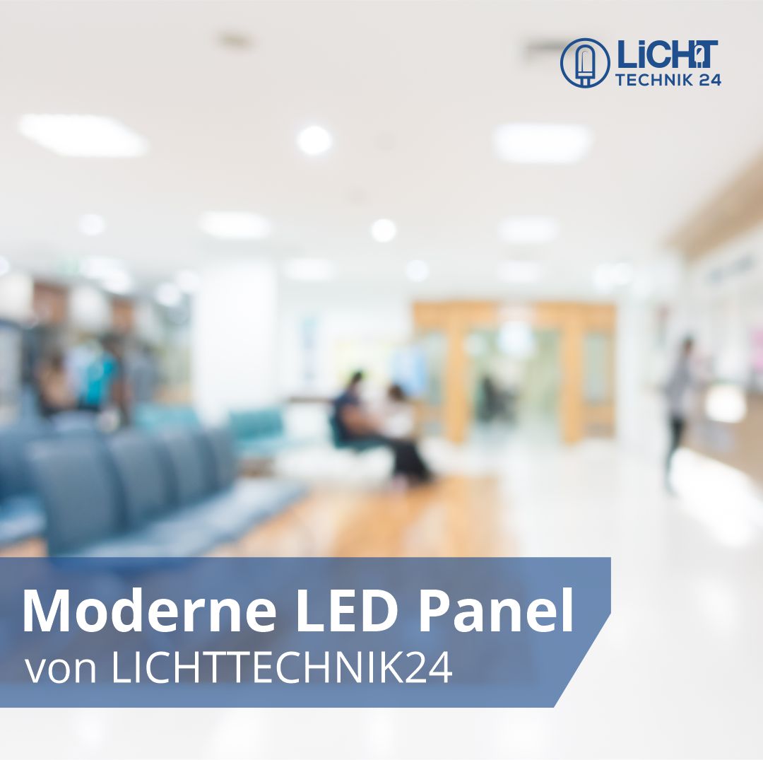 LUXULA 6er Pack LED-Panel mit Farbtemperaturwechsel CCT, 62x62 cm, Back-lit, 36W