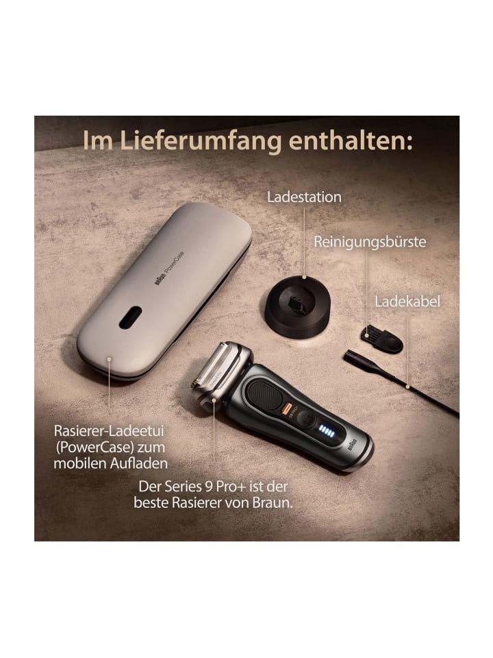 Braun Herrenrasierer Series 9 Pro  9525s in Schwarz günstig kaufen onesize