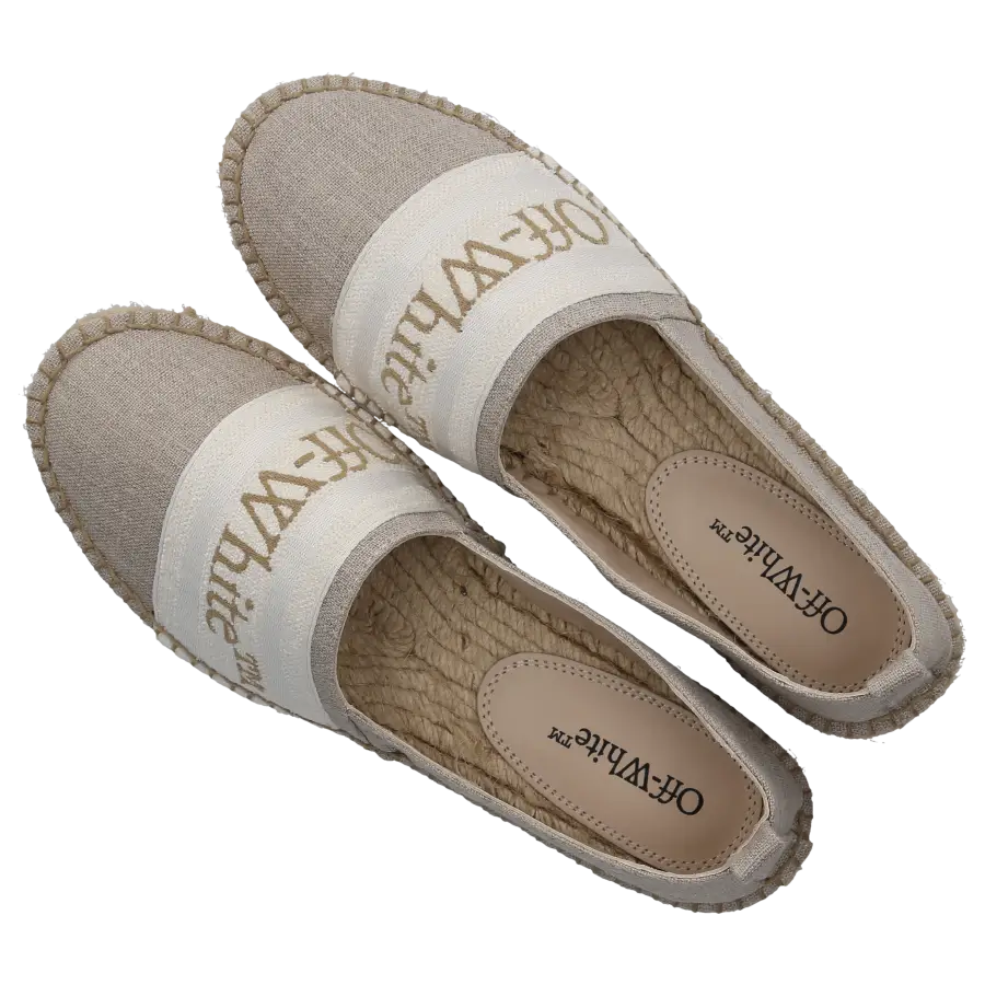 Off-White - Espadrilles OWIA259S Baumwolle - beige