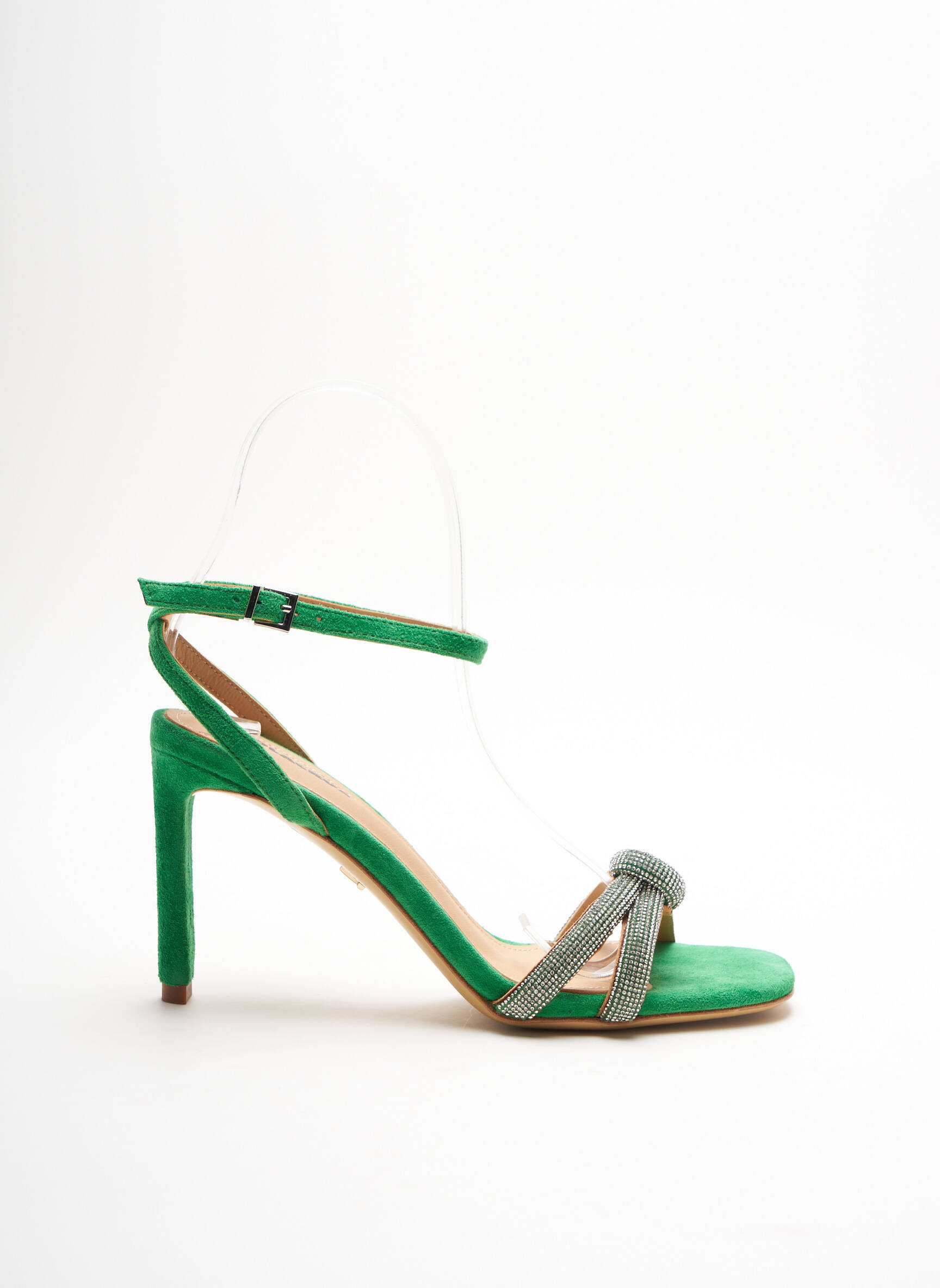 Lola Cruz Sandales Nu Pieds Femme couleur vert