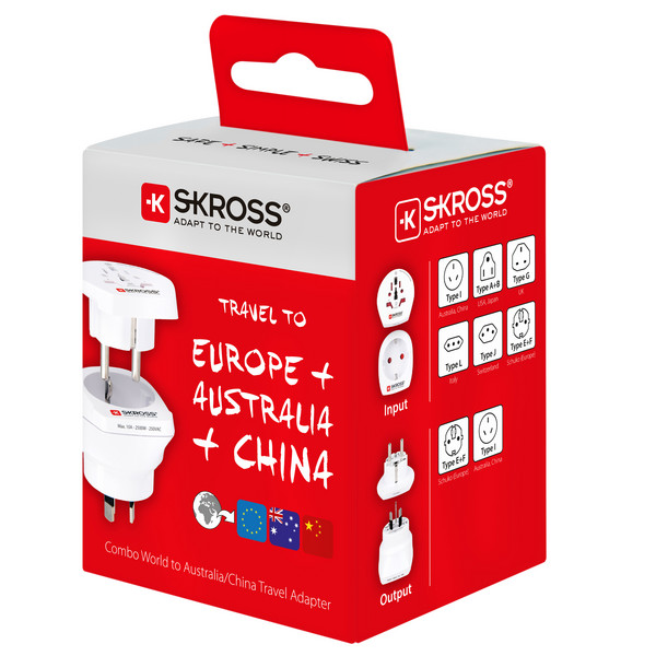 COMBO EU+AUS - Reisestecker