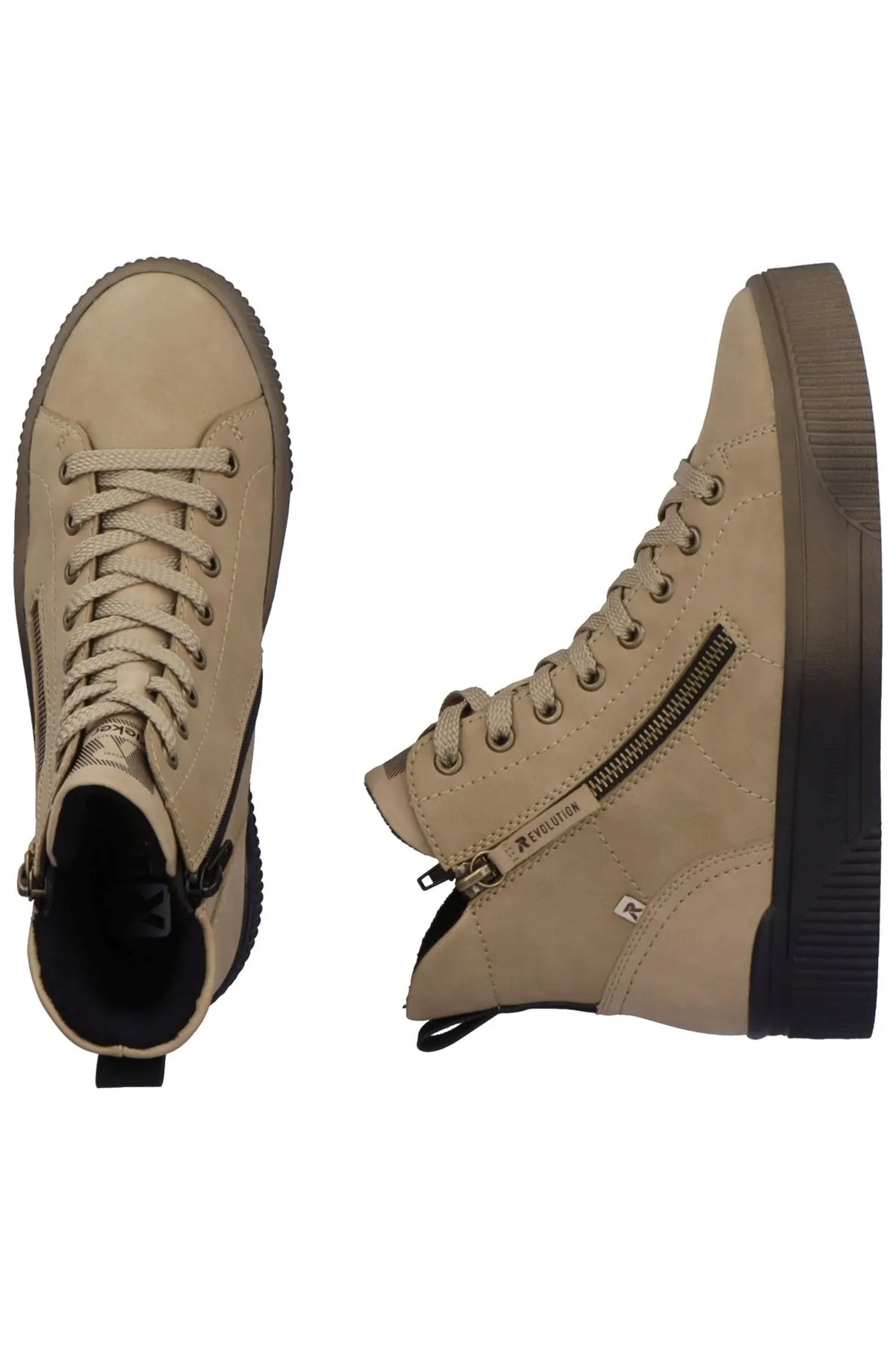 Rieker  Sneaker - Braun - Flacher Absatz
