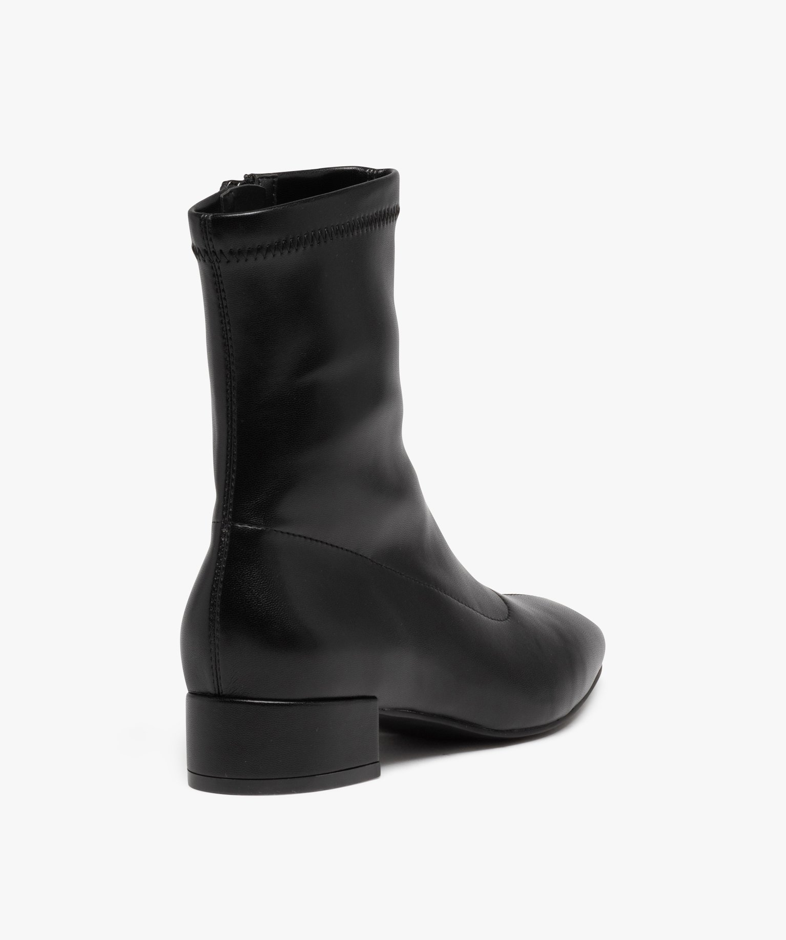 Boots chaussettes à tige souple femme noir | GEMO