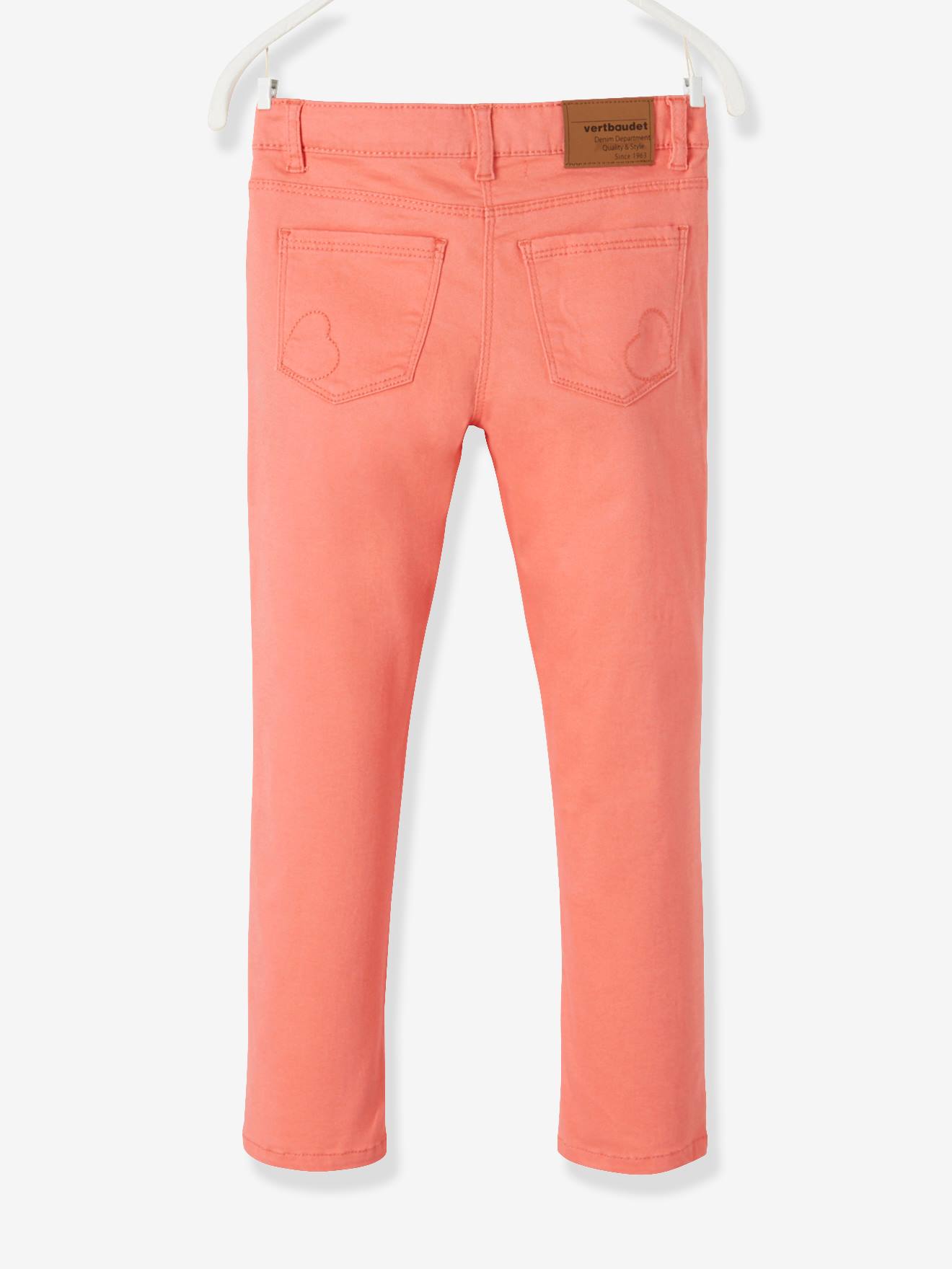 Vertbaudet Mädchen Slim-Fit-Hose, Hüftweite COMFORT - grün