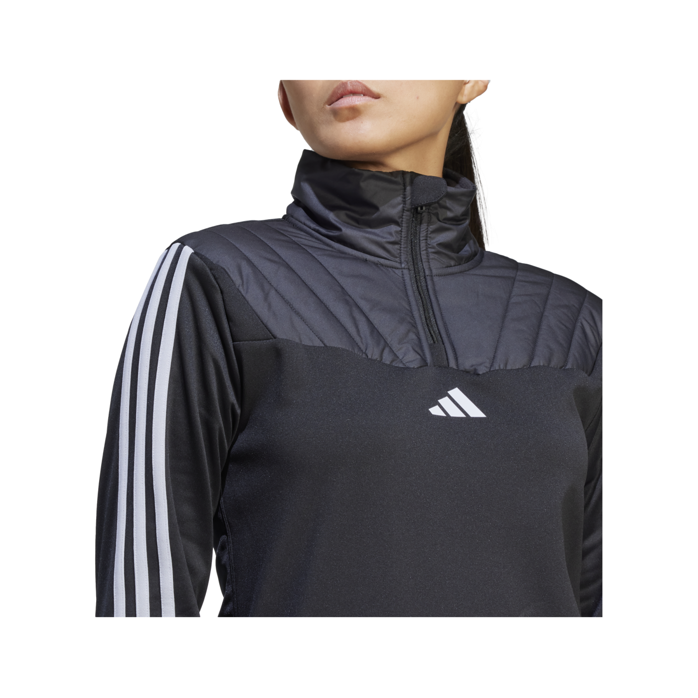 adidas Tiro 23 CB Sweatshirt Damen Schwarz Weiss