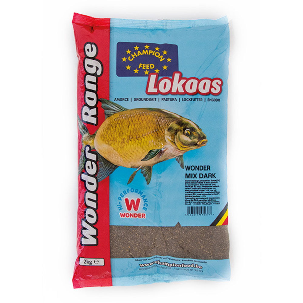 Amorce Champion -rehu Wonder Mix Dark 2 kg