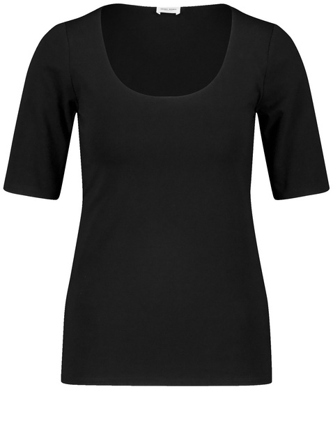 Halbarmshirt mit weitem Ausschnitt