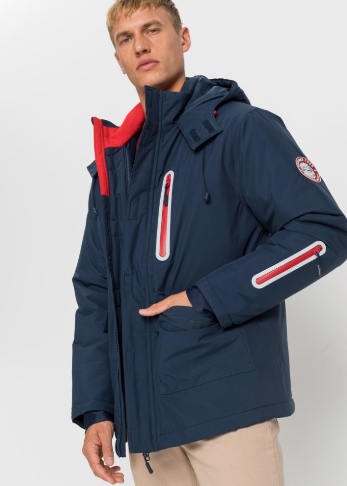 Funktions-Outdoorjacke mit Schneefang