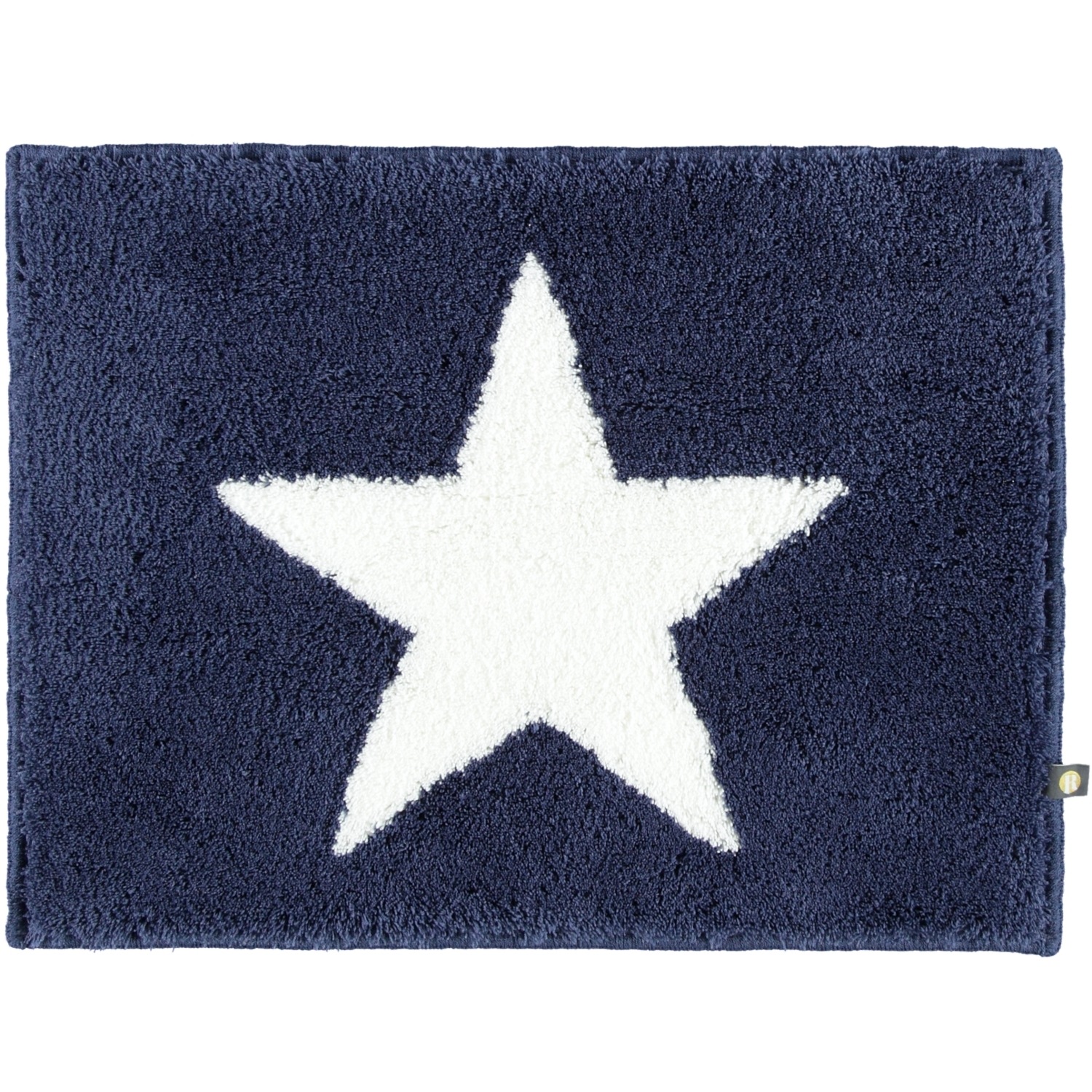Rhomtuft Badteppiche STAR kobalt-weiss - 756