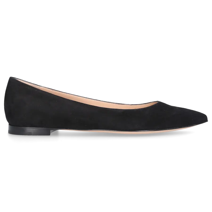 Gianvito Rossi - Ballerinas G20879 Veloursleder - schwarz