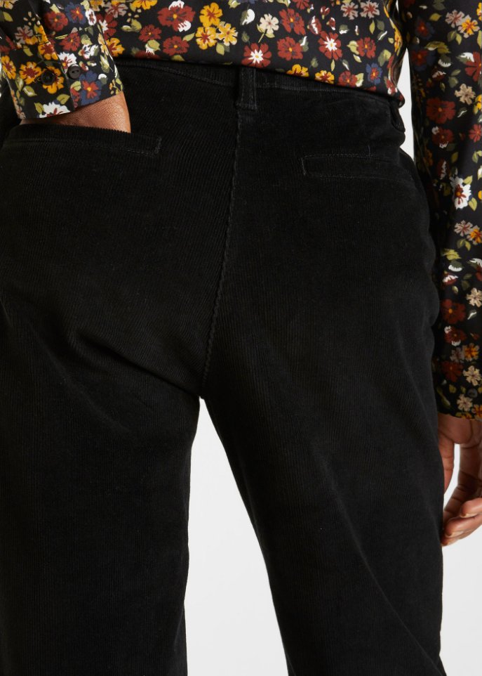 Cordhose mit weitem Bein