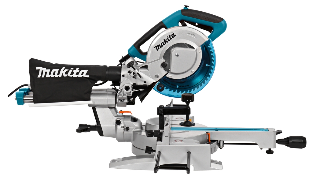 Makita LS0815FLNX Teleskopska kutna pila 216 mm 1400 W + stalak DEBWST06