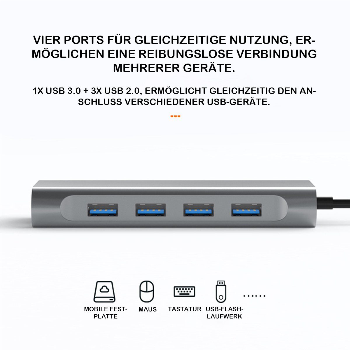 7Magic Laptop-Dockingstation USB C Docking Station Dual Monitor, 11 in 1 USB C Hub Adapter, 100 W Stromversorgung, 4K 30Hz HDMI, 1080P 60Hz VGA, 5Gbps USB 3.0