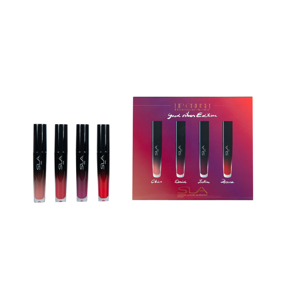 Sla Paris Coffret Lip crush 'good vibes edition' Croffet Rouge à lèvres