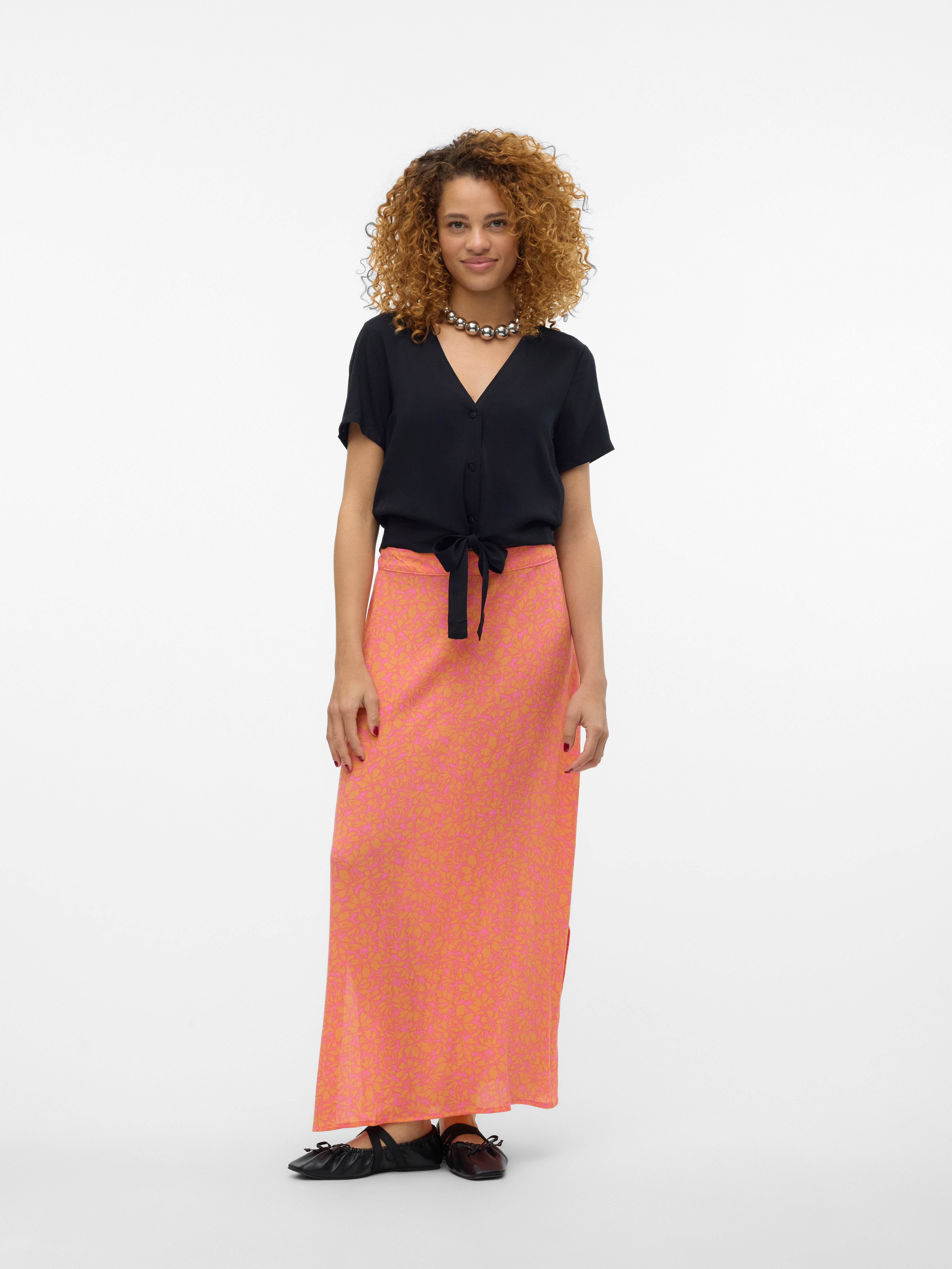 VMMENNY Mittlere Taille Langer Rock