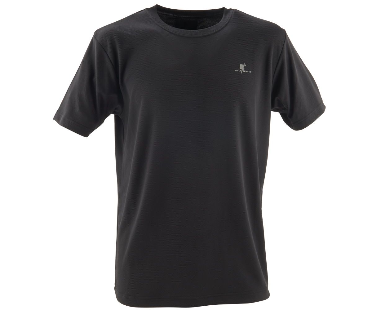Wolf Camper Logo Black Herren T-Shirt