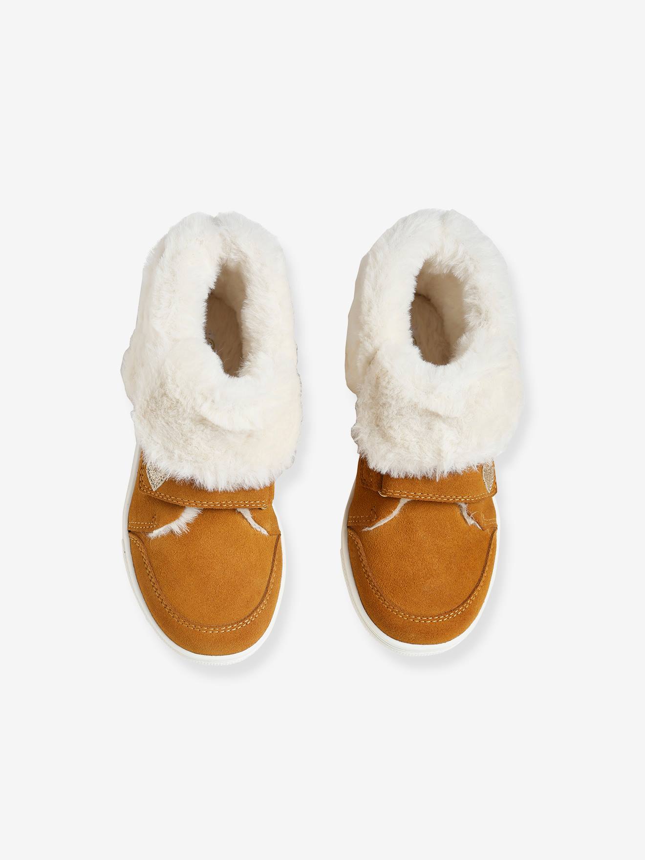 Vertbaudet Mädchen Winterboots, variabel tragbar - camelfarben