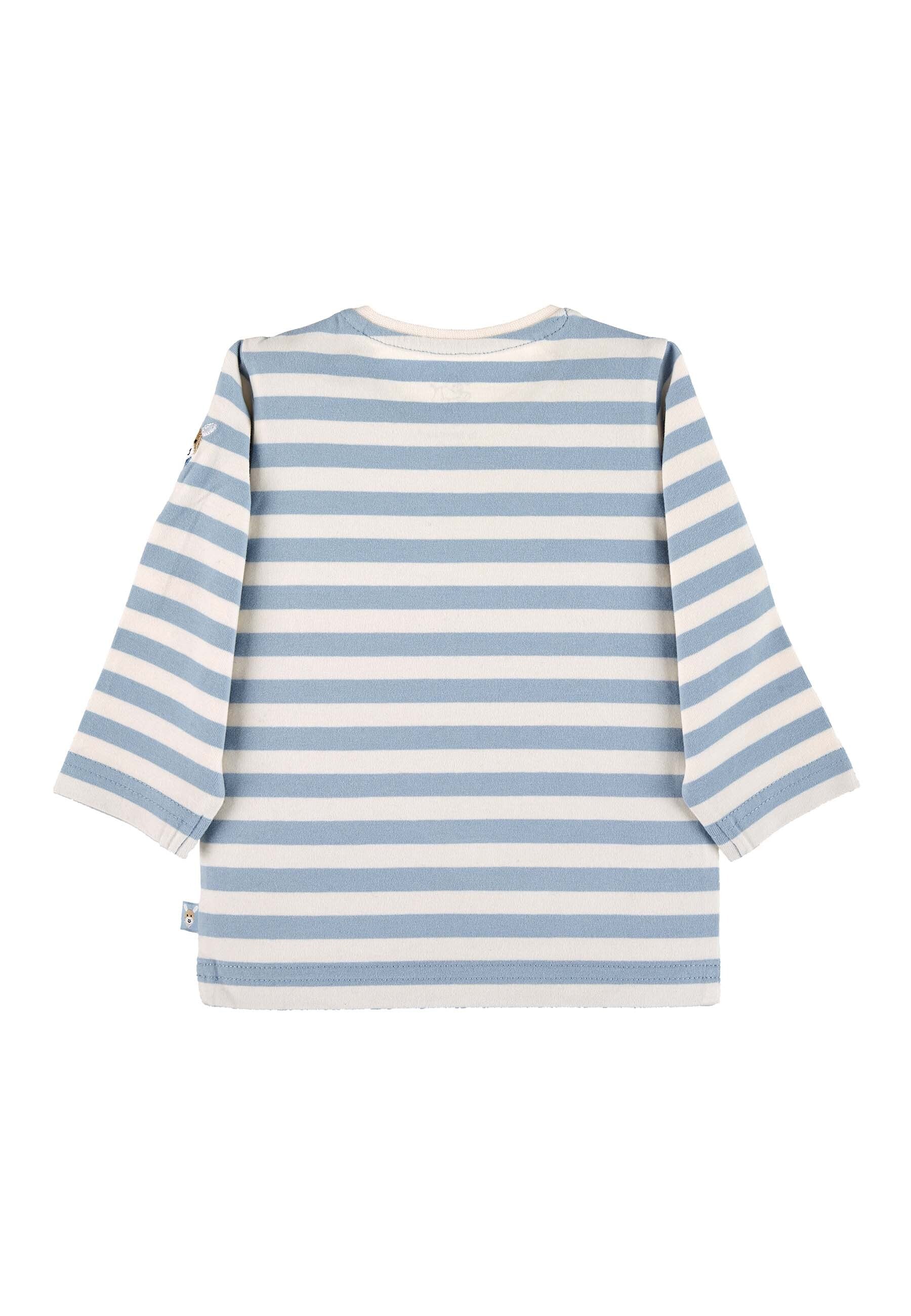 GOTS Langarm-Shirt aus Single Jersey mit Streifen