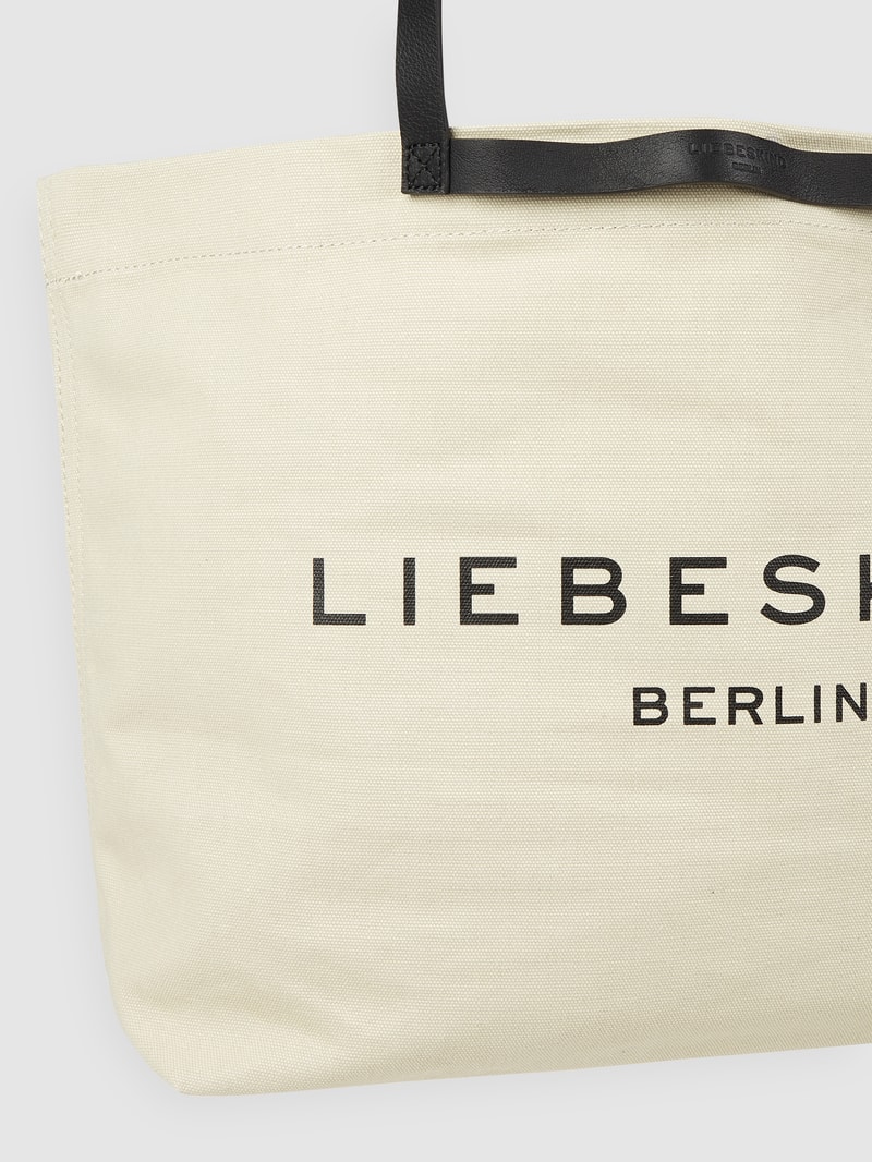 Shopper aus Canvas Modell 'Aurora' in sand