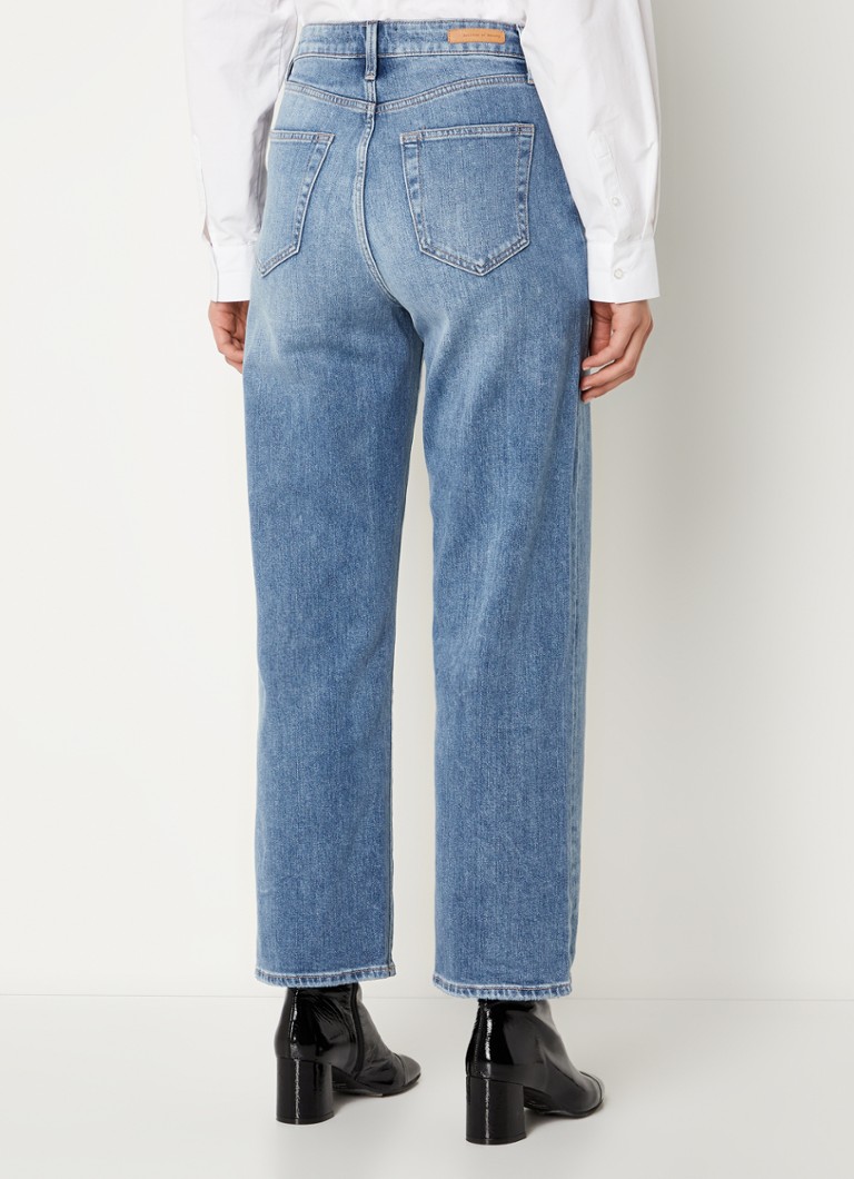 Articles Of Society Midtown high waist wide leg jeans with medium wash