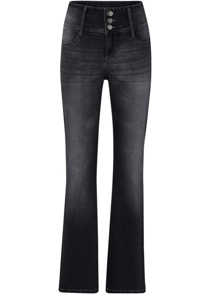 Highwaist-Schlagjeans