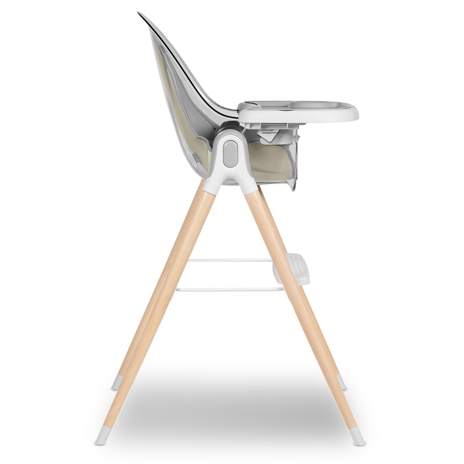 lionelo Hochstuhl Maya (Stylisch), ab 6 monate, 2in1, Buchenholz