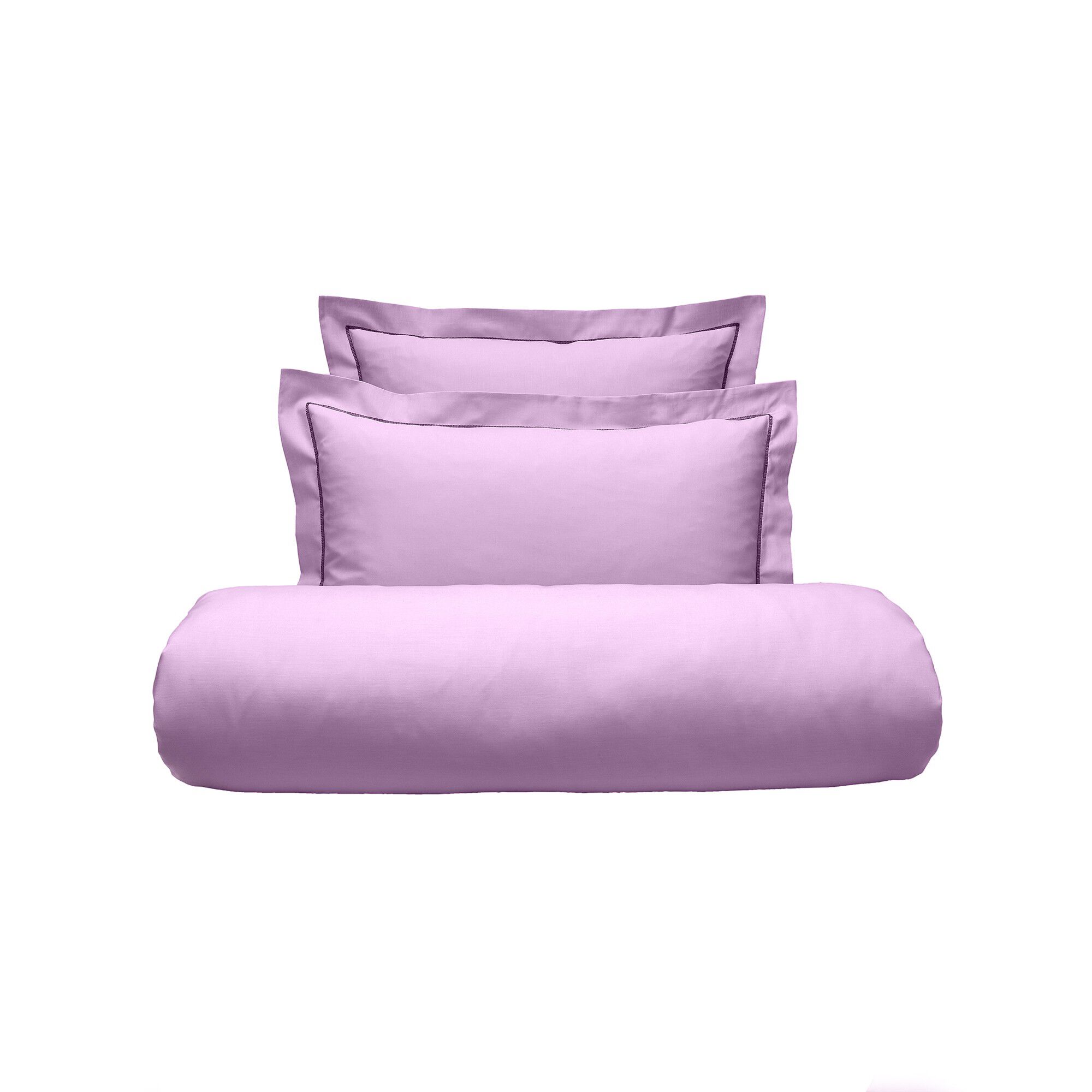 Linge de lit uni polyester-coton Colombine