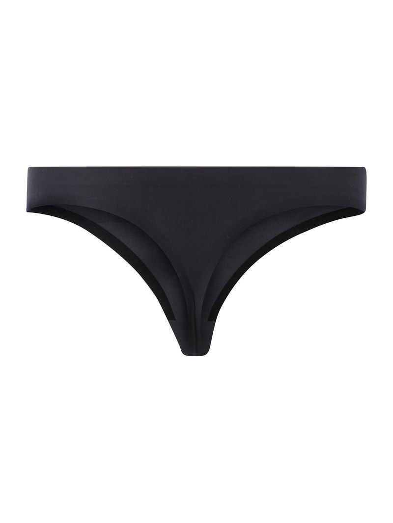 Hip String ohne Nähte in schwarz