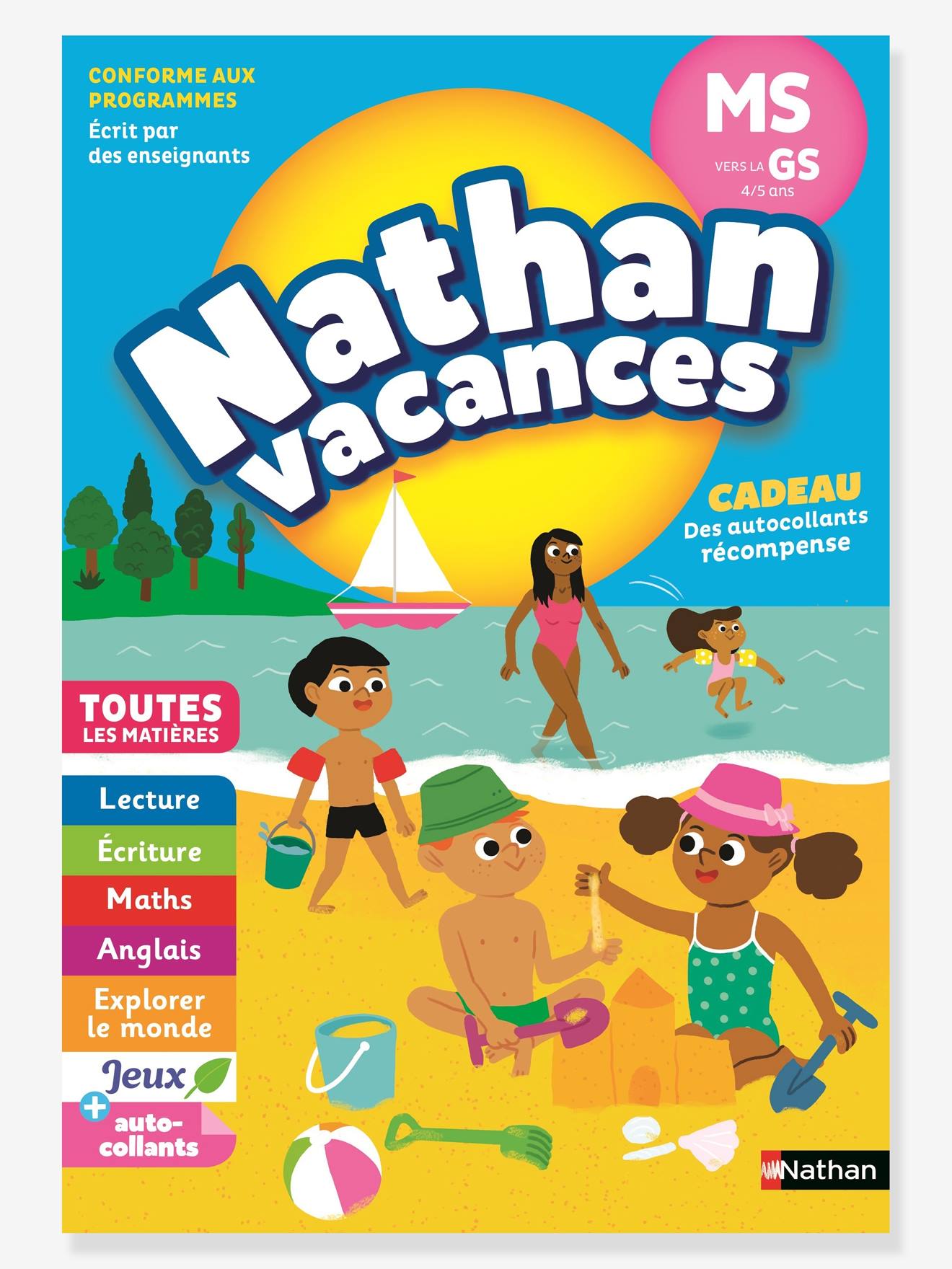 Cahier de Vacances 2022 de la Moyenne Section vers la Grande Section