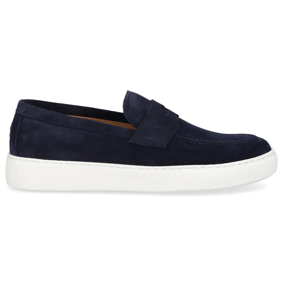Henderson - Loafer ALBINO Veloursleder - blau
