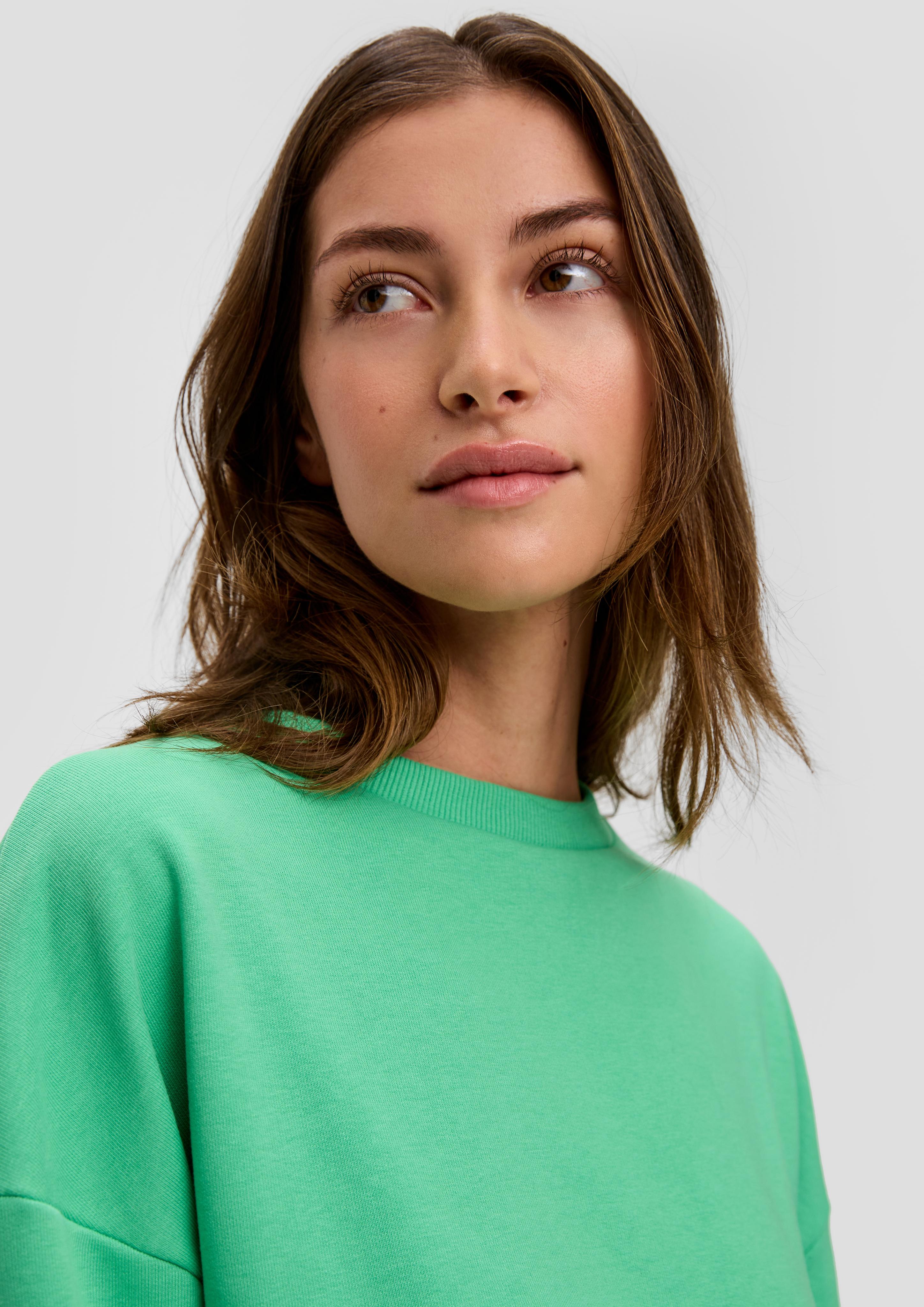 Sweatshirt mit seitlich offenem Saum  2138469-7306