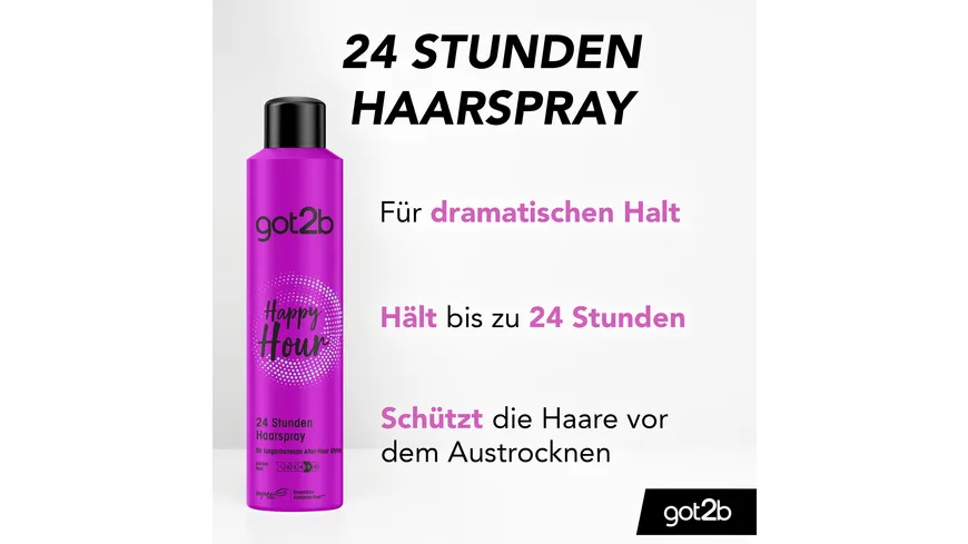 GOT2B Haarspray Happy Hour 24 Stunden 300 ml 300 ml