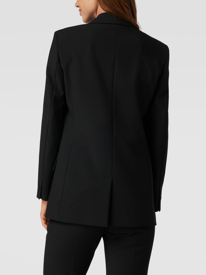 Blazer mit Reverskragen Modell 'AVANI' in schwarz