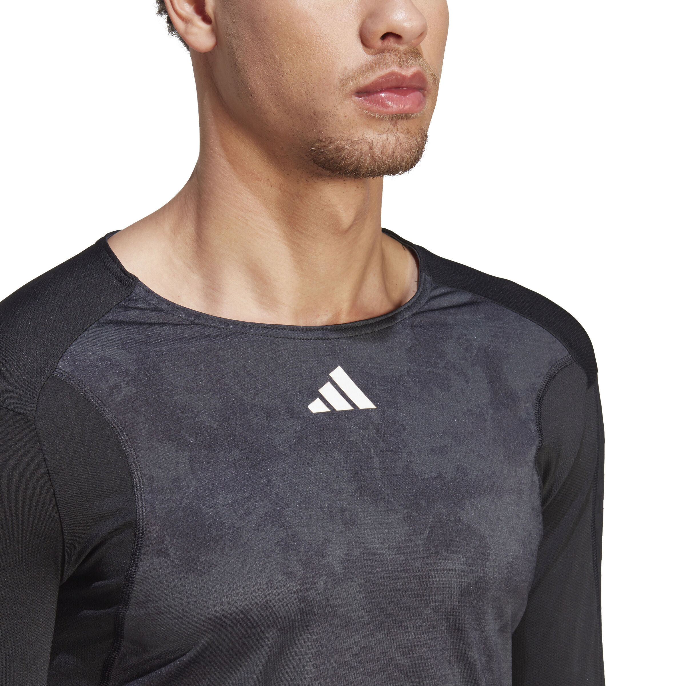Paris Longsleeve Herren - Dunkelgrau, Schwarz