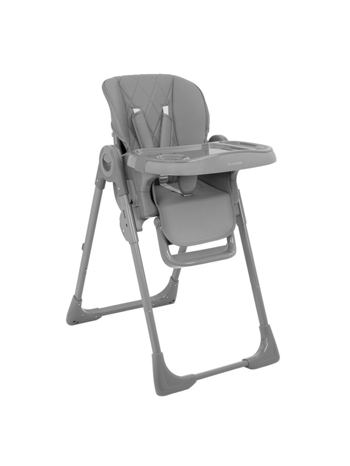 Kikkaboo Kinderhochstuhl Comfy klappbar in grau günstig kaufen onesize