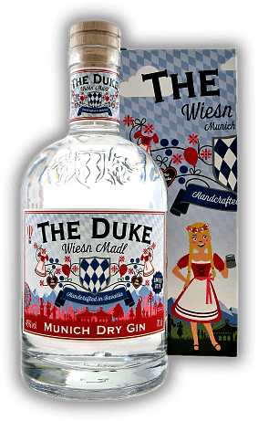 The Duke Munich Dry Gin Wiesn Edition Madl 45% The Duke Munich Dry Gin Wiesn Edition Madl 45% Spezielle Oktoberfest - Edition. 0,7	 Liter - Vol 45%