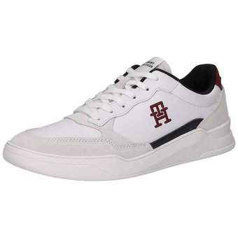 Tommy Hilfiger Elevated Cupsole Lth Mix in weiß