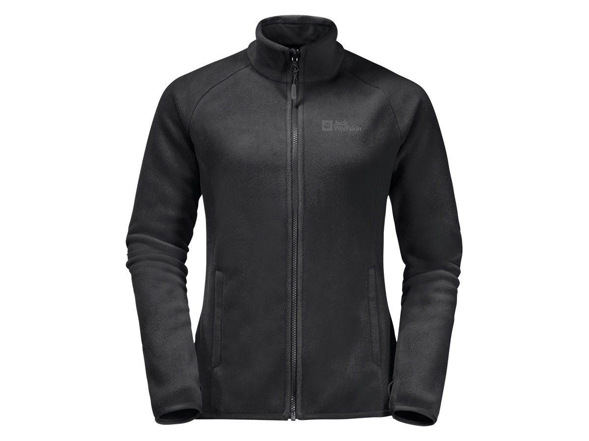 Jack Wolfskin Moonrise FZ Black Damen Fleecejacke